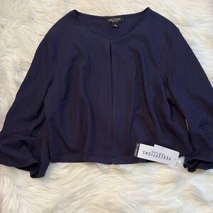 Perceptions Women's Navy Top